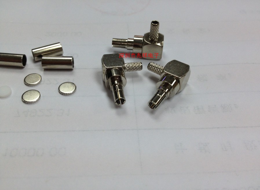 Curve CRC9 plug RF connector Network card wiring head CRC9 bend press CRC9 wiring head