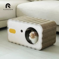 [PURROOM原创鸡蛋糕猫抓板窝四季通用猫窝多功能磨爪器]