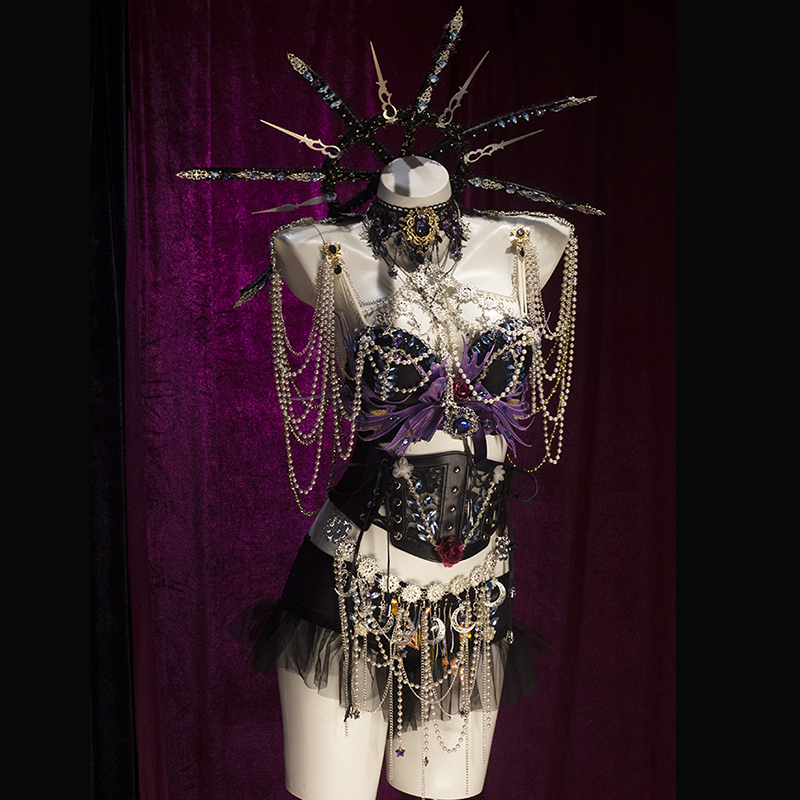 Spot Halloween Cos Female Electronic Music Festival Suit Catwalk Exaggerated Clothing Accessories Photography Sexy Bar Costume