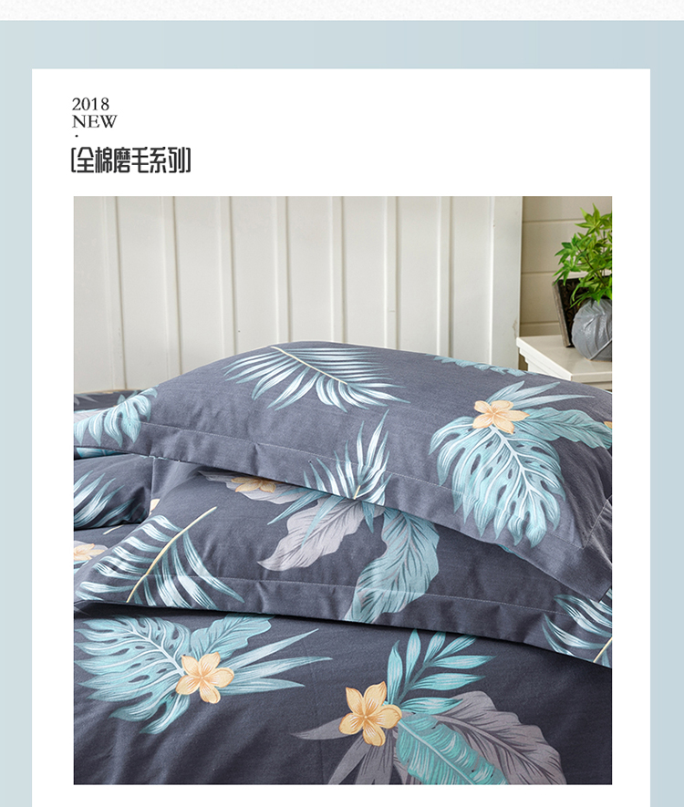 Gối bông dày chà nhám gối vỏ gối 48x74 cặp đơn 100% cotton sinh viên ký túc xá - Gối trường hợp gối dành cho bà bầu