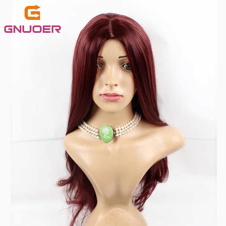 Perruque GNUOER    Long cheveux raides - Ref 2610221 Image 8