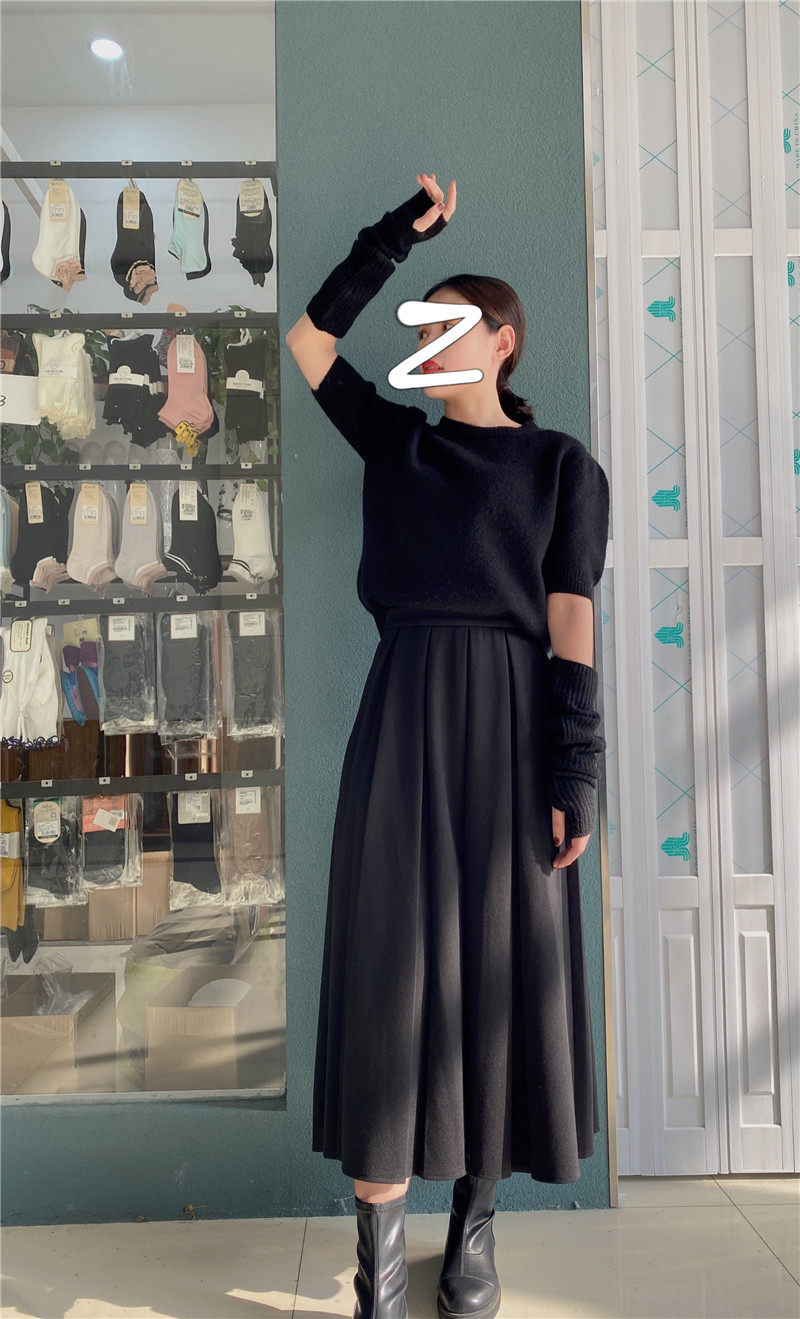 Juice Juice Juice Spring Summer Summer dress A skirt skirt is thin and high waist dress 550 fold suit