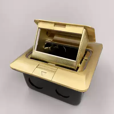 Meilan Ryland pop-up empty floor socket all copper waterproof Air body empty shell ground floor insert without Module