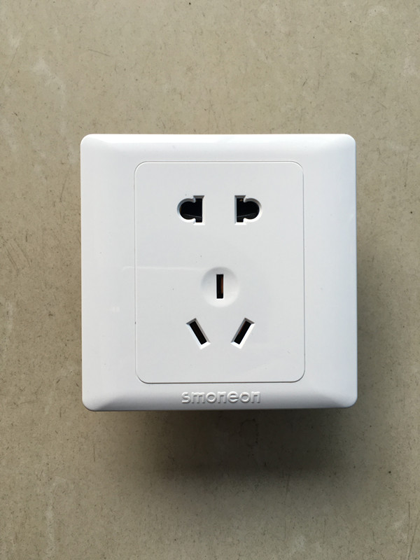 Five-hole switch socket panel 2 3 5-hole 5-eye 10A wall power socket Yabai concealed 86