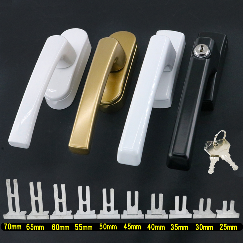 Door and window drive handle Window plate hand lock window handle Broken bridge insulation aluminum alloy outer window lock handle