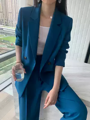 Fried Street suit suit female Korean temperament spring and autumn leisure fashion senior sense age elder sister British style suit