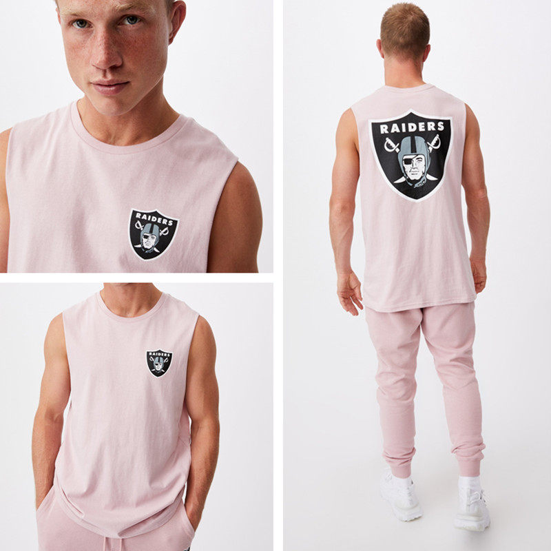Las Vegas Raiders Patriot Rugby League vest coat shirt sleeveless shoulder pure cotton comfortable