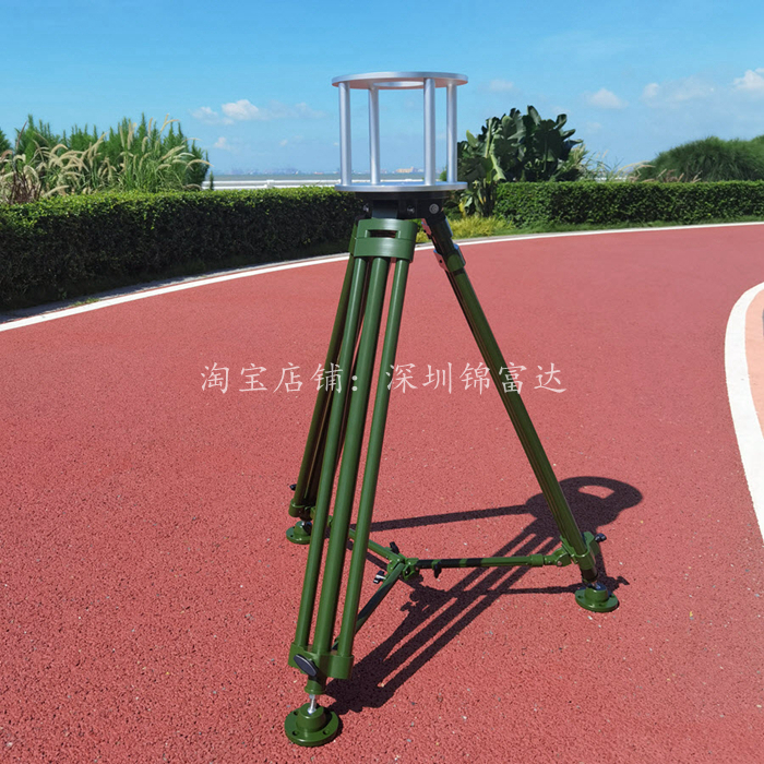 FD-ZX高承重工程仪器天线三脚架云台转接法兰盘，铝合金重型