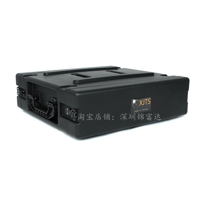 XJTS-2U plastic aviation box portable equipment box Audio communication Podcast microphone Performance wide electric portable enclosure