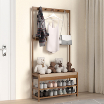 Shoe rack household simple door new 2021 explosions shoe rack hanger one indoor good-looking small coat rack