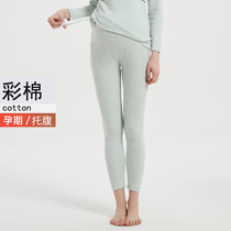 Colored cotton velvet thickened waist circumference adjustable cotton pregnant women belly wearing autumn and winter warm pregnant pajamas