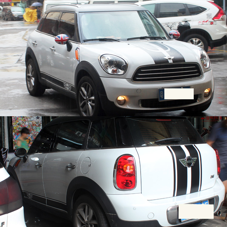 宝马MINI COUNTRYMAN贴纸 MINI个性拉花 乡下人车贴 R60车身拉花
