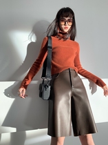 MXU winter candy dyed white Orange Red Australian basolan wool chao warm lock warm warm lock sweater women