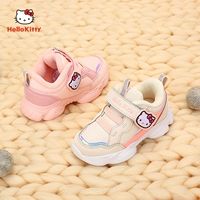 Hello kitty, зимние утепленные детские кроссовки для отдыха