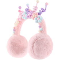Domiaowu childrens earmuffs scarf winter warm plush ear warmer girl girl earmuffs earmuffs ear bag baby