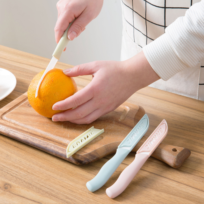 Ceramic Water Fruit Knife Portable Peel Knife Home Paring Knife Creative Kitchen Cutter Ceramic Knife Melon Fruit Knife Small Knife