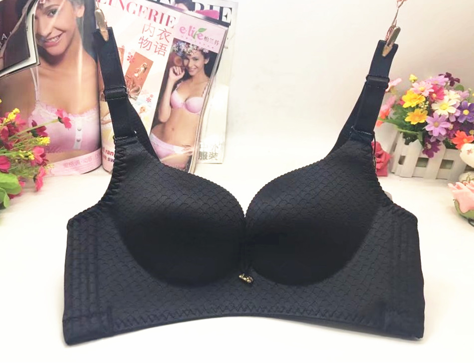 Manshabes Nàng tiên cá BC Cup No Trace No Steel Ring Bra Thở Thu thập có thể điều chỉnh Bra Đồ lót Bra áo lót nữ