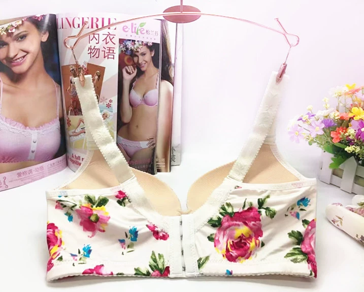 2018 mới chải một mảnh liền mạch bra bra bra bra tập hợp ngực nhỏ thoải mái điều chỉnh áo ngực