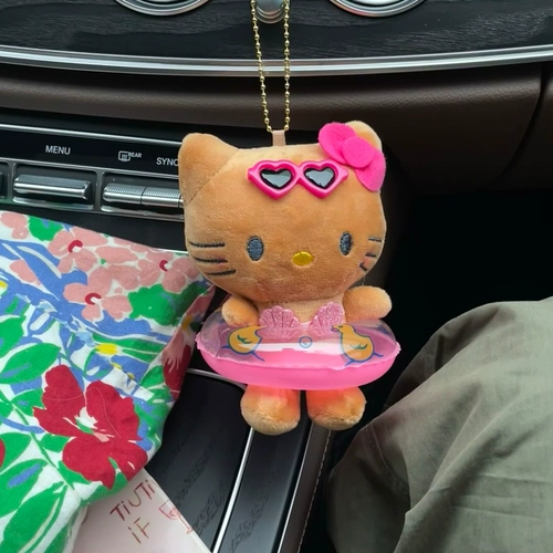Hello kitty, Hello Kitty, плюшевая кукла, подвеска, брелок, украшение на сумку