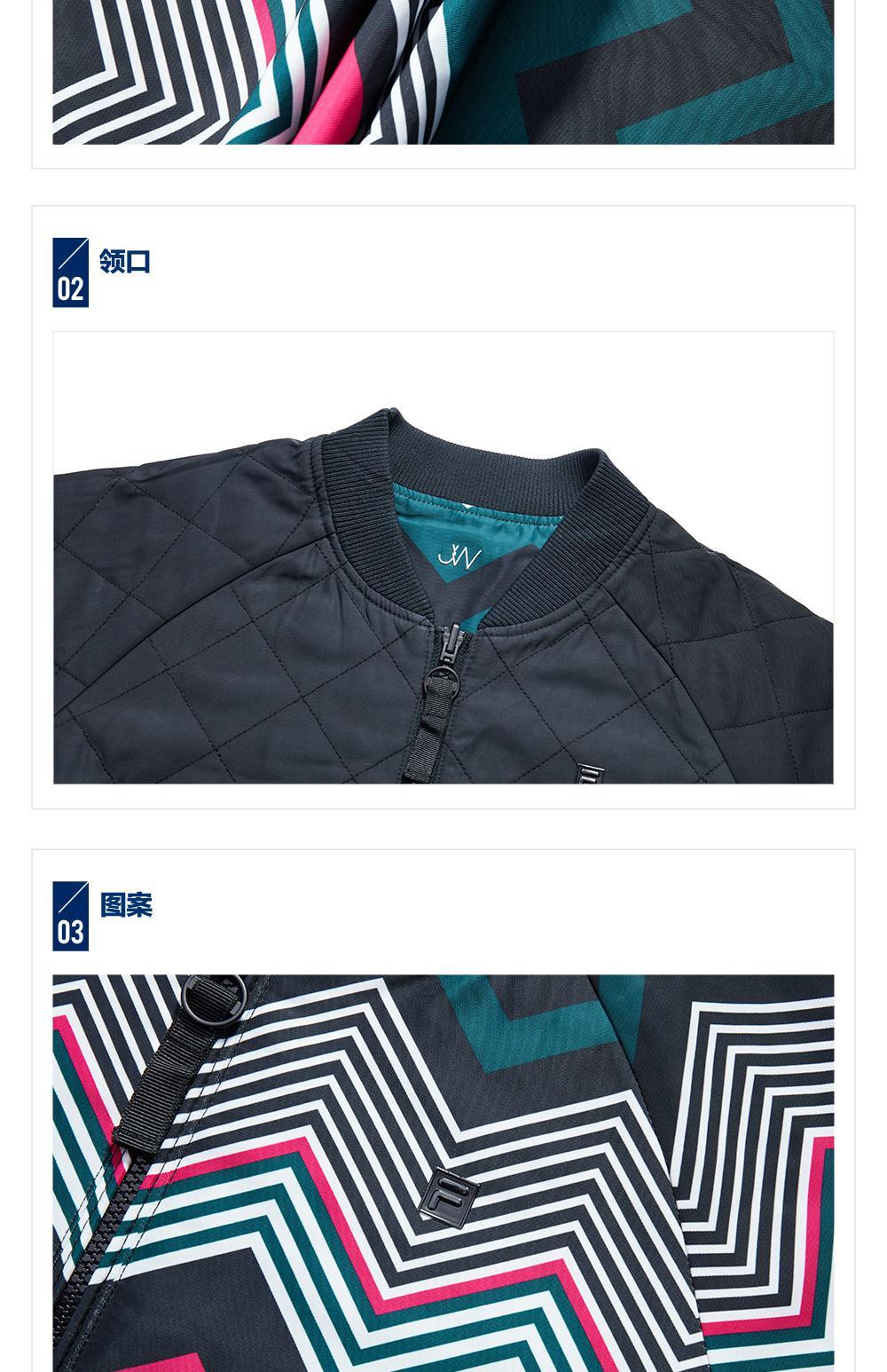 Áo khoác nữ Fila Fila 2018 mùa đông xu hướng mới dệt cotton hai mặt mặc áo khoác thể thao nữ - Quần áo độn bông thể thao áo phao cổ lông