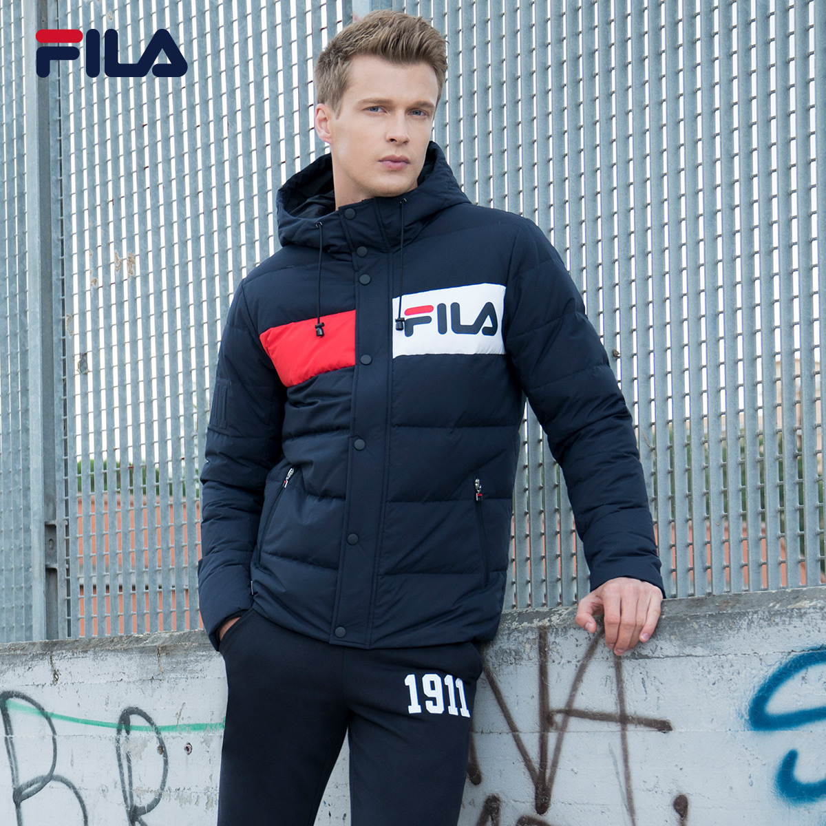 fila men's down jacket