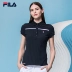 FILA Fila RED loạt áo POLO nữ mùa hè mới chính thức thể thao thời trang áo sơ mi ngắn tay thoáng khí - Áo polo thể thao
