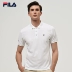 FILA Fila Nam Ngắn Tay Áo 2018 Mùa Hè Mới Ngắn POLO Áo Sơ Mi Màu Rắn Chạy T-Shirt Nam