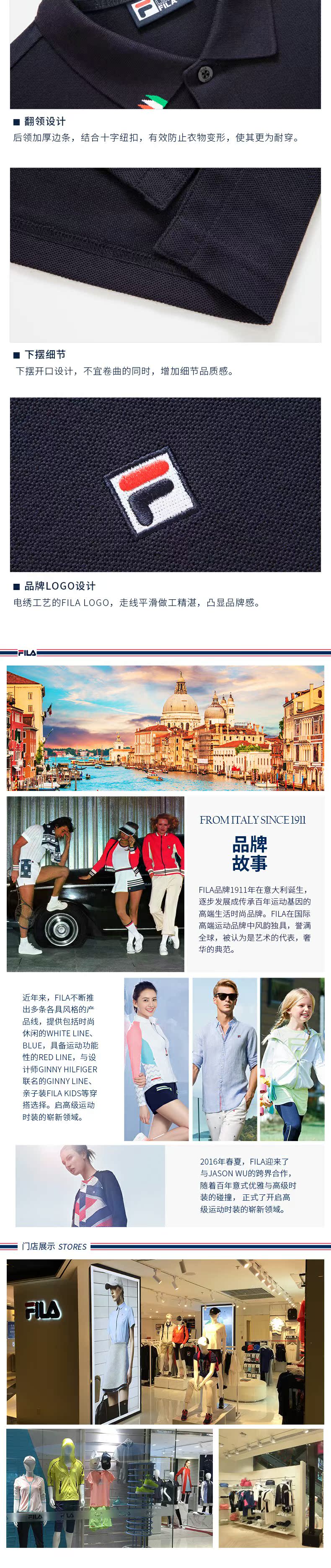 FILA Fila Nam Ngắn Tay Áo 2018 Mùa Hè Mới Ngắn POLO Áo Sơ Mi Màu Rắn Chạy T-Shirt Nam áo thun polo cao cấp