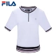 Áo thun nữ Fila Fila chính thức mùa hè đích thực mới dành cho nữ áo len ngắn tay cotton ngắn T nữ - Áo phông thể thao