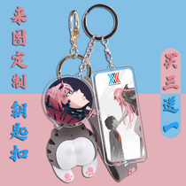 darling in the franxx national team 02 peripheral acrylic anime small pendant keychain custom