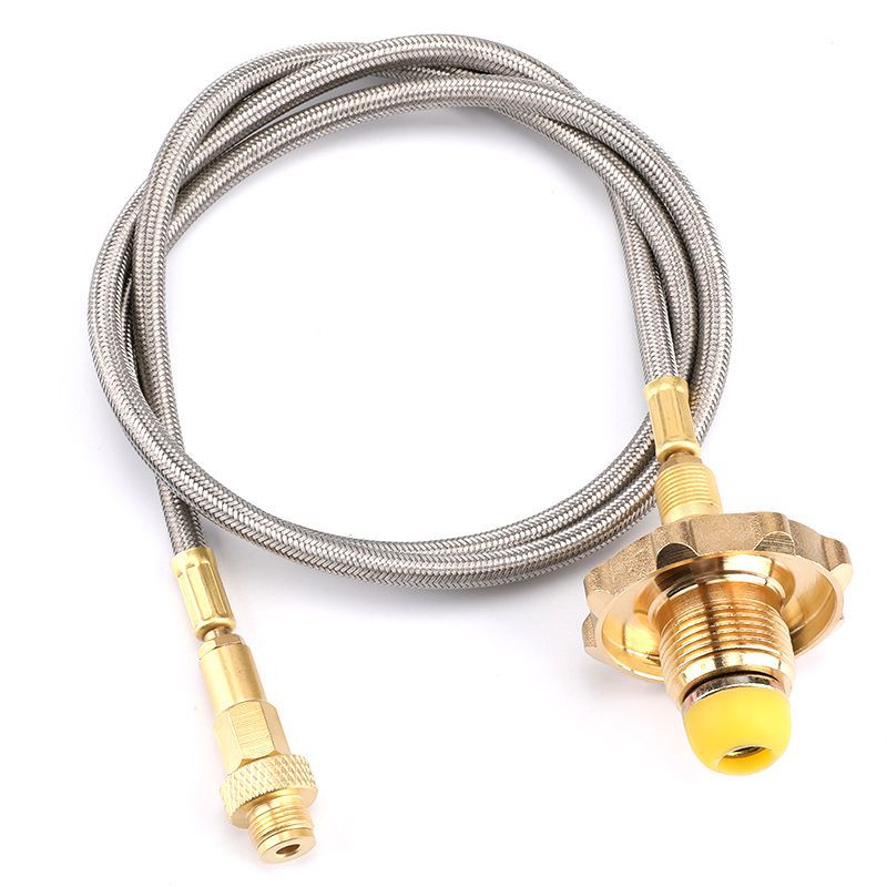 Outdoor stove use household liquefied gas bottle cylinder connection line Gas tank adapter pipe Stove steel tank conversion line