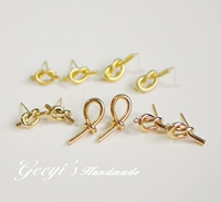 Медные аксессуары, украшение, серьги, DIY, золото 14 карат, серебро 925 пробы