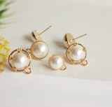 Аксессуары, классическое украшение из жемчуга, серьги, DIY, 14 карат, серебро 925 пробы