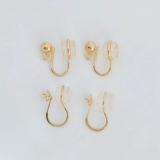 Японские силиконовые клипсы, аксессуар, 14 карат, без проколов ушей, DIY