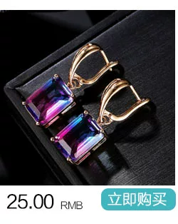 Đặc biệt hàng ngày] Nhật Bản Hàn Quốc vòng tay pha lê zircon đầy màu sắc Mona Lisa tăng vàng zircon vòng đeo tay cô gái - Vòng đeo tay Cuff