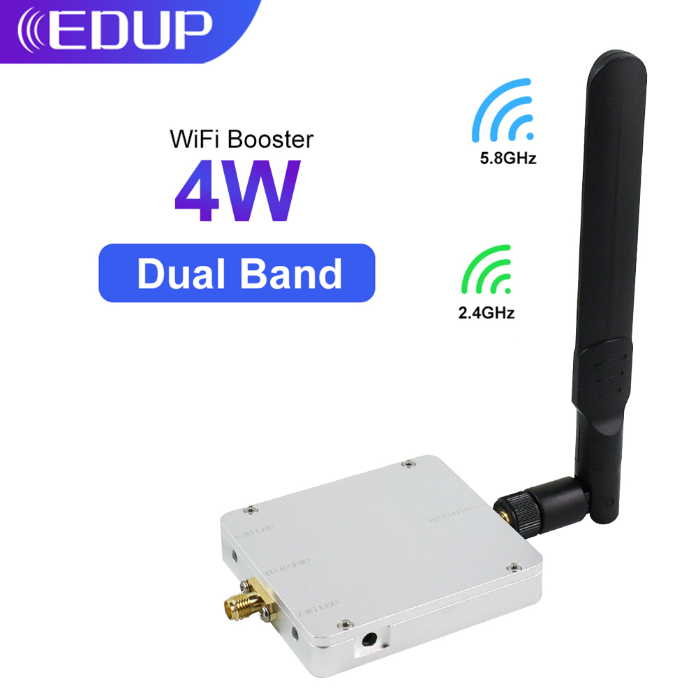 Dual frequency 5 8G bi-directional WiFi signal amplifier WLAN wireless power amplifier wireless routing amplifier-Taobao