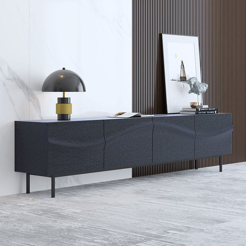 Modern Italian style light extravagant small family of living room furniture Nordic minimalist and high style TV cabinet Tea Table Suit Combination