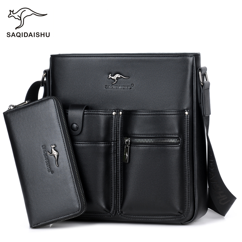 Men's bag 2018 new wave single shoulder bag men's briefcase men's twill satchel bag casual bag PAD bag work bag