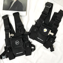 Custom functional tactical bag ins spoof GD joint Quan Zhilong with the same vest bag tide couple multi-function chest bag