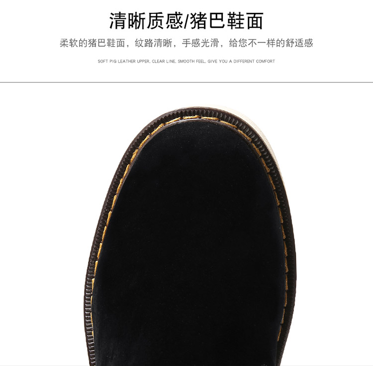 Giày nam mùa đông Giày tuyết nam Giày cao cổ Hàn Quốc Giày cao cổ Cotton Boots ấm cộng với nhung Giày bông Đông Bắc Xu hướng Martin Boots giầy golf