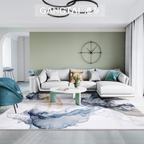 Postmodern American light luxury Minimalist art abstract designer living room coffee table blanket Bedroom room bedside carpet