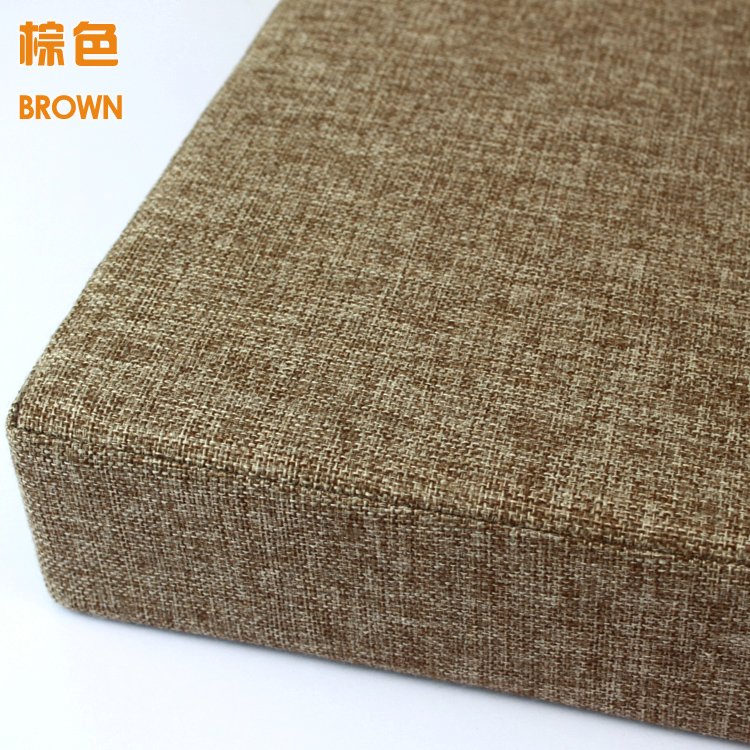 Tùy chỉnh thô linen linen cushion miếng đệm xốp đệm sofa đệm Bay window đệm ghế đệm ghế ăn đệm