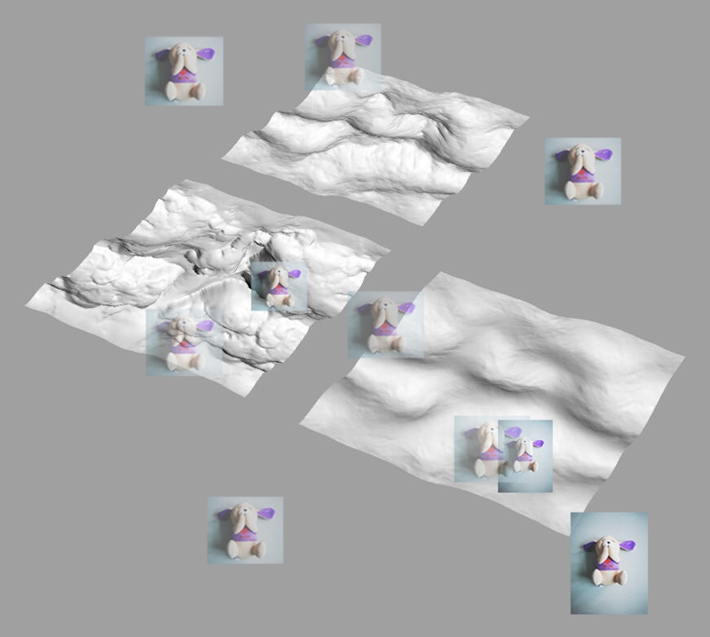 Valley, Mountain Range, Canyon, Hill Terrain, Crater, Moon, Rhino/C4D/3Dmax/Maya Model