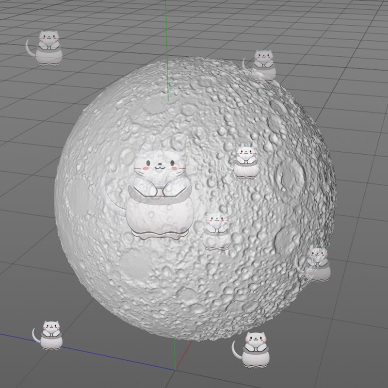 Moon Lunar Sphere Planet Round Sphere 3D Printing Model Stl Round Sculpture File Obj 3Dmax File