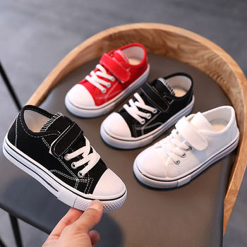 Children's shoes spring students' children's day white shoes