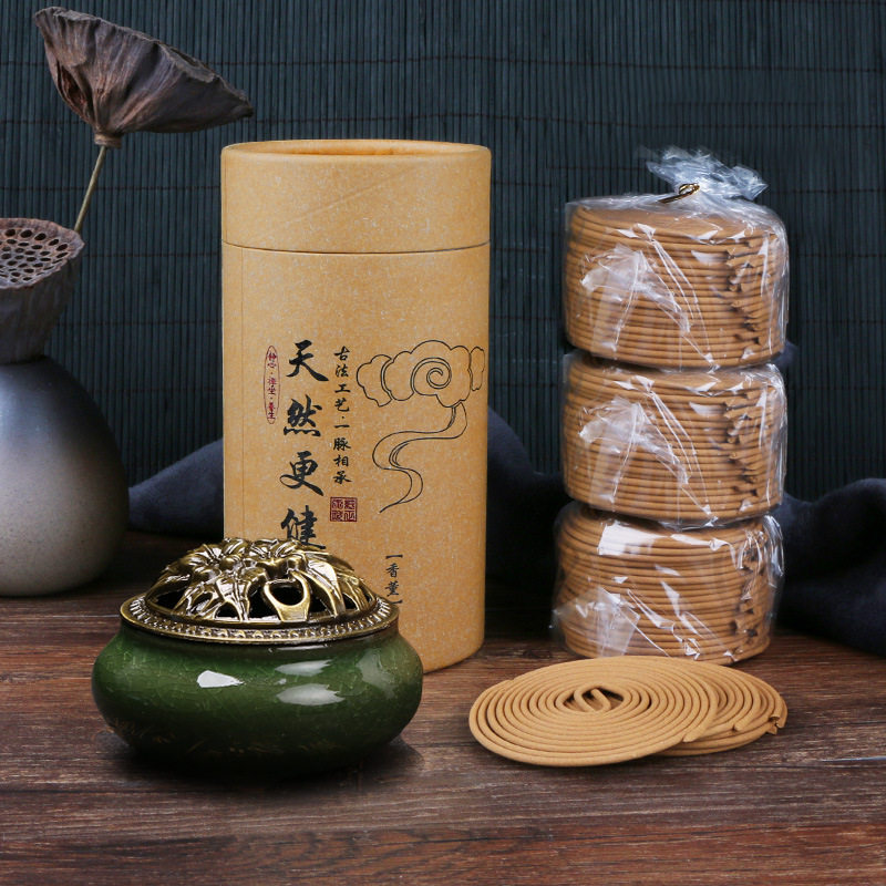 (Affordable) Natural sandalwood pan fragrant home bedroom Immersive Mosquito Repellent Incense Toilet Deodorized Toilet Smoked-Taobao