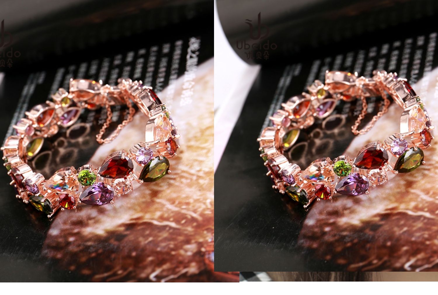 Vòng tay nữ Nhật Bản và Hàn Quốc siêu flash pha lê zircon vòng tay sinh viên đơn giản Sen mật ong ăn xin vòng tay vòng tay quà tặng đồ trang sức - Vòng đeo tay Cuff vòng tay vàng nam