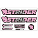 xe đạp thăng bằng trẻ em Pro trẻ em cân bằng xe trượt xe sticker STRIDER khung sticker strider phim hoạt hình màu - Smart Scooter xe thăng bằng 2 trong 1