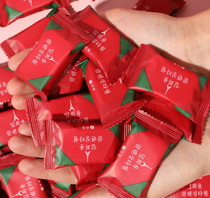 Giveaway compressed towel 5 pcs