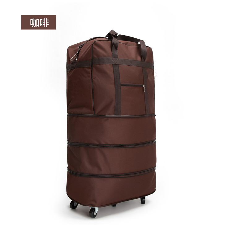 Ultralight 158 ​​Gói hàng không khí Bánh xe đa năng Di chuyển ra nước ngoài Du học Gấp Túi hành lý Túi du lịch Túi hành lý - Túi du lịch túi du lịch lv nữ